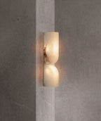 Alabaster Essence | Elegant Wall Sconce Lighting with Intricate Carvings | Timeless Decor for Ambient Illumination