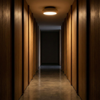 AlbaStone | Elegant Softly Rounded Flush Mount Ceiling Light Fixture
