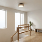 AlbaStone | Elegant Softly Rounded Flush Mount Ceiling Light Fixture
