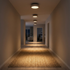 AlbaStone | Elegant Softly Rounded Flush Mount Ceiling Light Fixture
