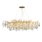 Albero Collection Crystal Chandelier Luxury Tree-Inspired Crystal Statement Ceiling Light