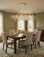 Albero Collection Crystal Chandelier Luxury Tree-Inspired Crystal Statement Ceiling Light
