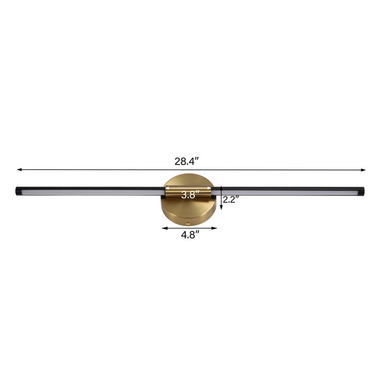 Alfreda LED-Spiegelleuchte, dimmbar, 2er-Set