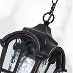 Rustic Roman Outdoor LED Lantern Pendant Light