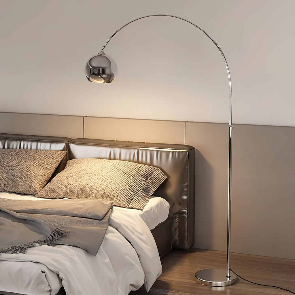 Angler Floor Lamp Modern Adjustable Arc Reading Lamp, Tall