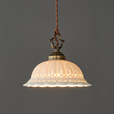 Anita fluted ceramic pendant — supplier photo