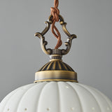 Anita fluted ceramic pendant — supplier photo