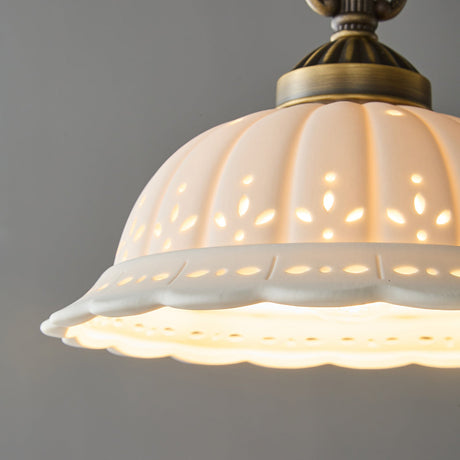 Anita fluted ceramic pendant — supplier photo