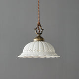 Anita fluted ceramic pendant — supplier photo