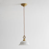 Anita fluted ceramic pendant — supplier photo