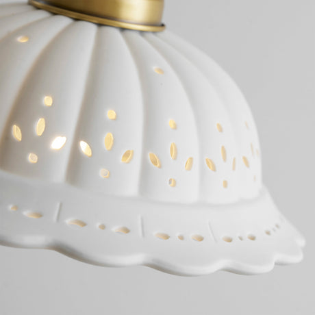 Anita fluted ceramic pendant — supplier photo