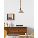 Anita fluted ceramic pendant — supplier photo
