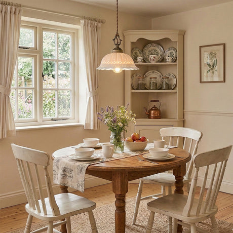 Anita fluted ceramic pendant — supplier photo