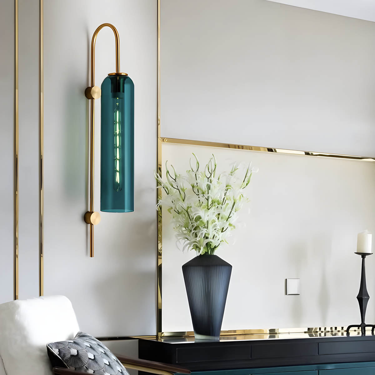 AquaGlow | Elegant Multi-Colored Modern Wall Sconce Light Fixture