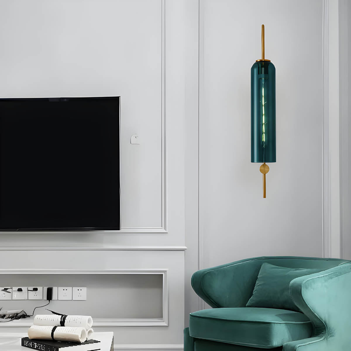 AquaGlow | Elegant Multi-Colored Modern Wall Sconce Light Fixture