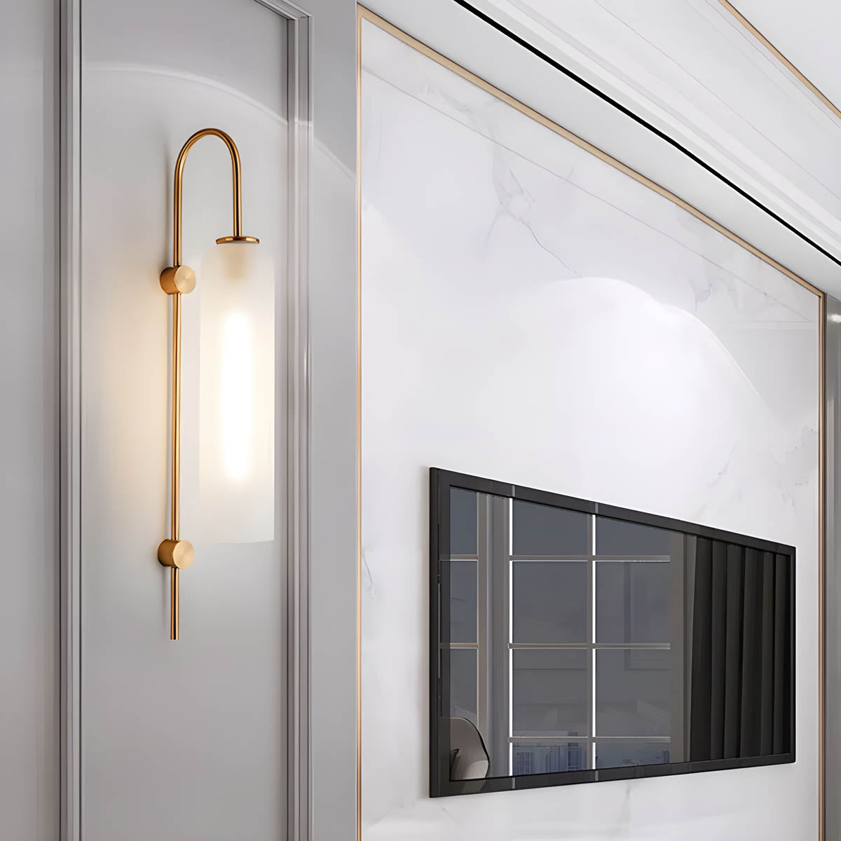 AquaGlow | Elegant Multi-Colored Modern Wall Sconce Light Fixture