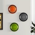 Auralux LED Industrial Flush Mount Wall Sconce with Dimple Glass Shade 4 Inch