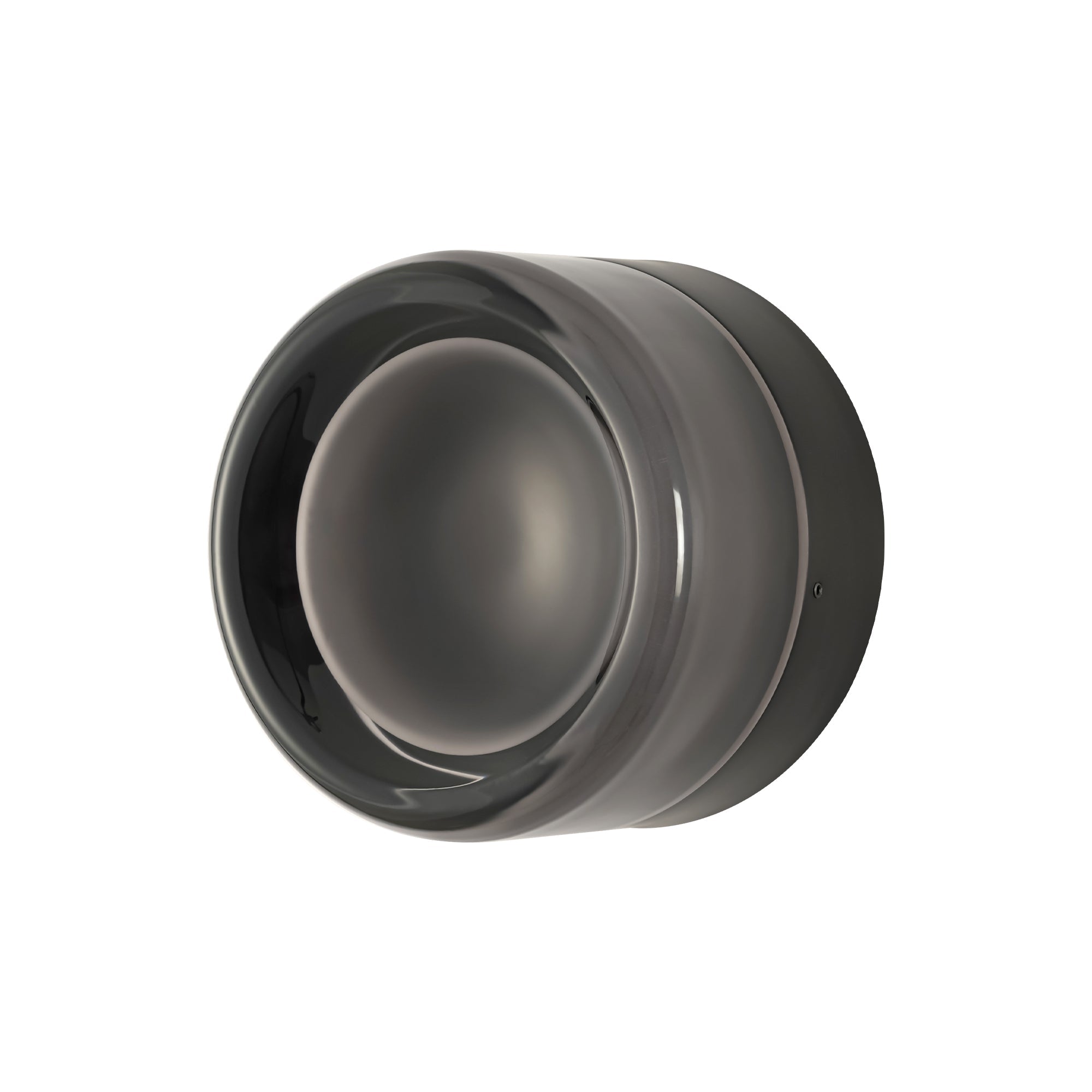 Auralux LED Industrial Flush Mount Wall Sconce with Dimple Glass Shade 4 Inch