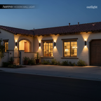 AurevoLight | Sleek Waterproof Aluminum Outdoor Wall Sconce