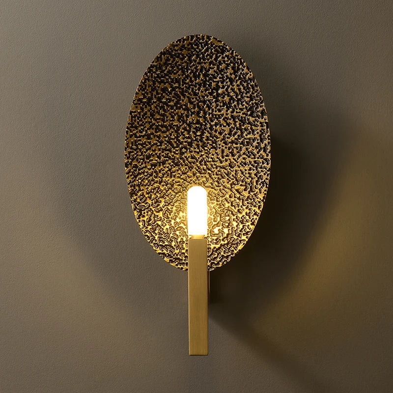 AuroraCopper | Stylish Modern Copper Wall Sconce Lighting Fixture 0