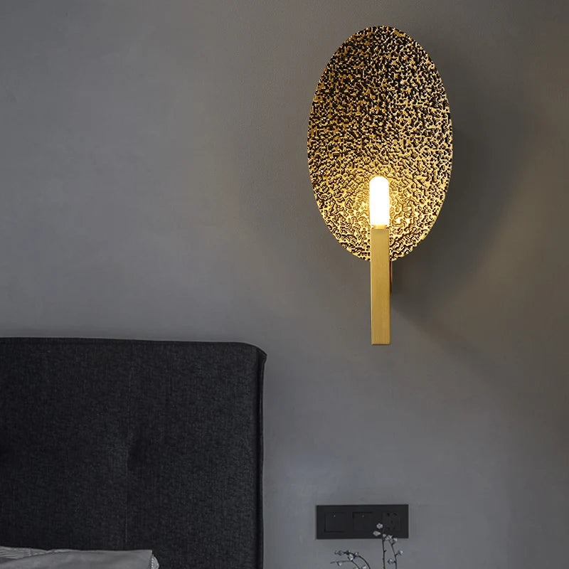 AuroraCopper | Stylish Modern Copper Wall Sconce Lighting Fixture 1