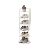 Torre round tiered iron shoe rack