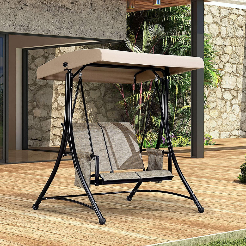 Barcelona Series | Outdoor Swing Chair with Adjustable Canopy | Comfortable Seating for Ultimate Relaxation