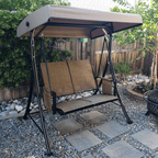 Barcelona Series | Outdoor Swing Chair with Adjustable Canopy | Comfortable Seating for Ultimate Relaxation