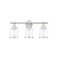 Beatrice 3-Light Dimmable Brushed Nickel Vanity Light for Bathroom