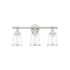 Beatrice 3-Light Dimmable Brushed Nickel Vanity Light for Bathroom