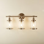 Beatrice 3-Light Dimmable Brushed Nickel Vanity Light for Bathroom