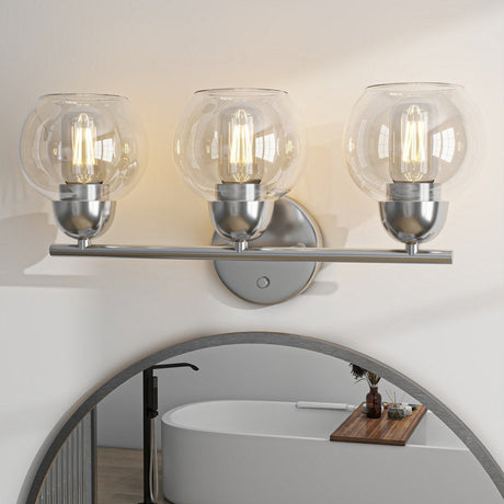 Becky 3-Light Dimmable Vanity Light for Versatile Bathroom Lighting