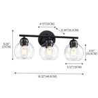 Becky 3-Light Dimmable Vanity Light for Versatile Bathroom Lighting