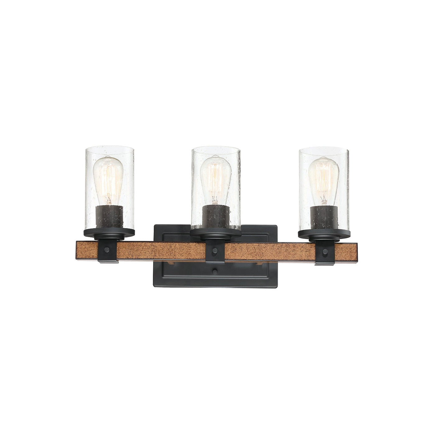 Jarl 3-light farmhouse vanity light — studio white
