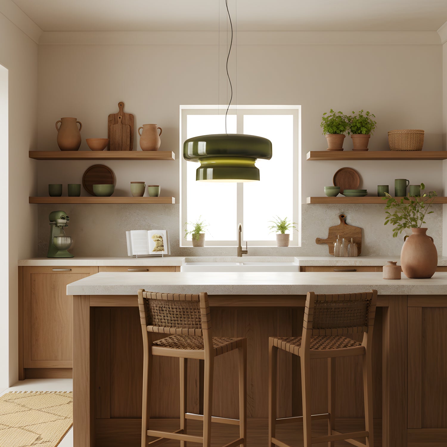 Bohemia Pendant Lamp Colored Glass Modern Pendant Light