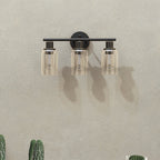 Bosco 3-Light 17 Inch Wide Bathroom Vanity Light Bronze Finish