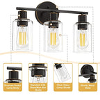 Bosco 3-Light 17 Inch Wide Bathroom Vanity Light Bronze Finish