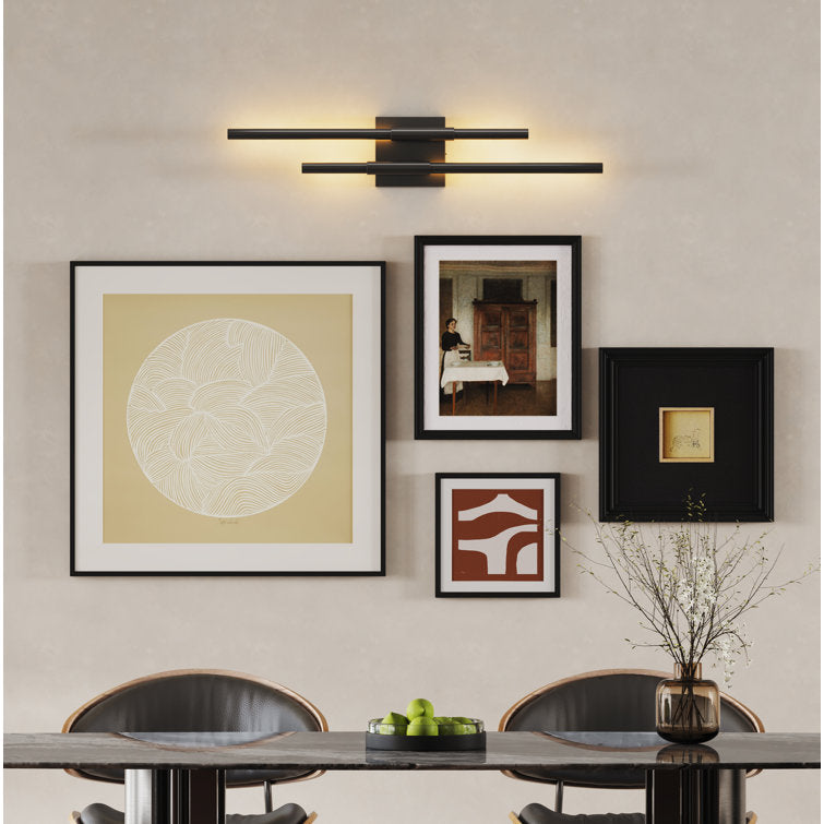 Buchan 2-Light Dimmable LED Vanity Light for Bright Bathroom Style