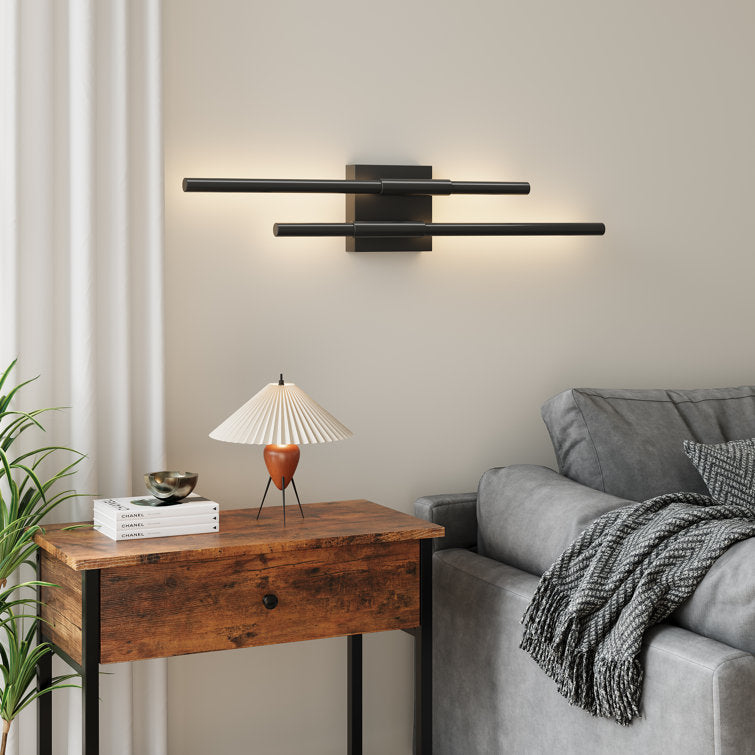 Buchan 2-Light Dimmable LED Vanity Light for Bright Bathroom Style
