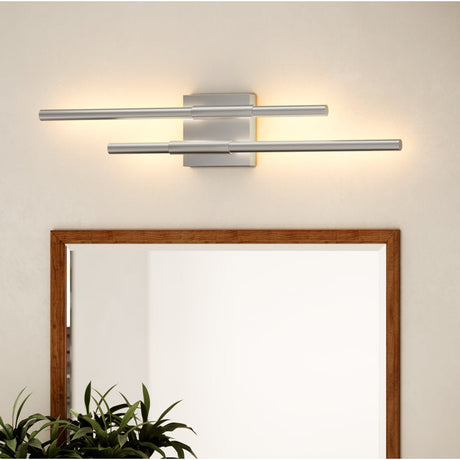 Buchan 2-Light Dimmable LED Vanity Light for Bright Bathroom Style