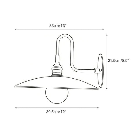 Cantina wall sconce
