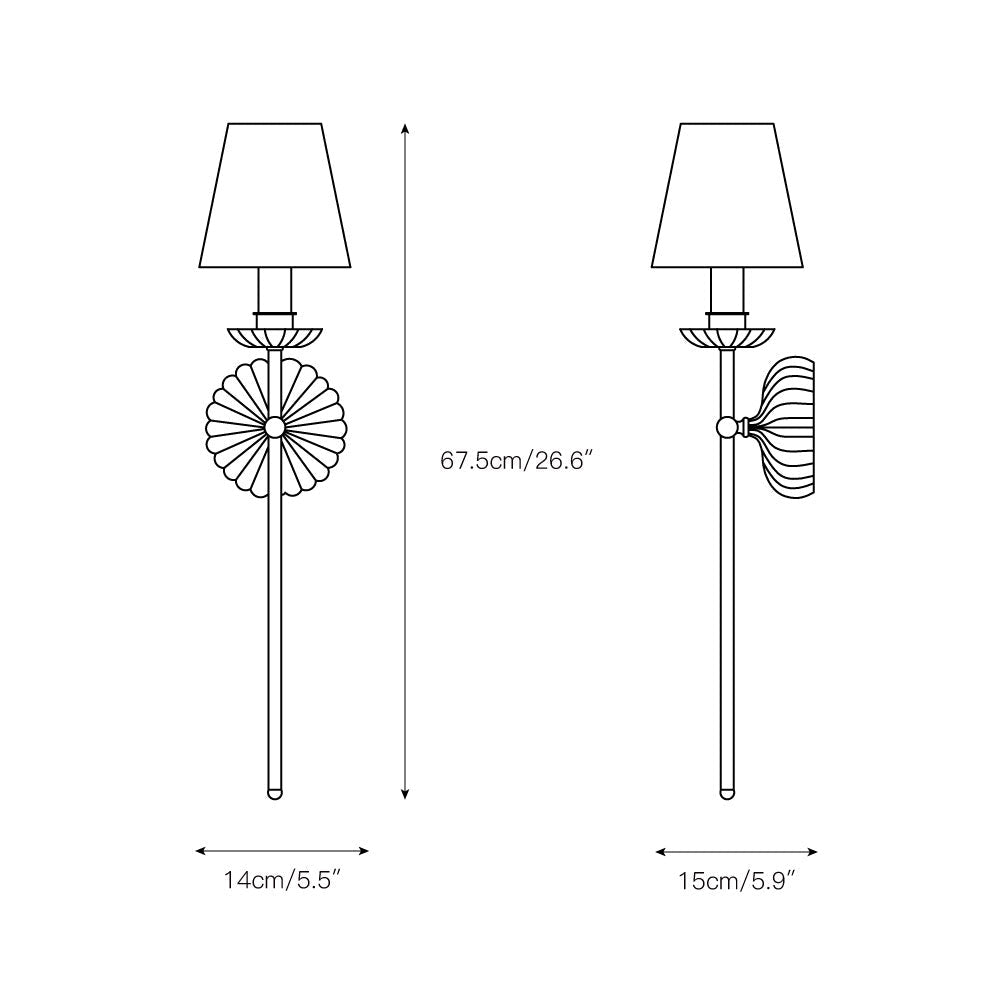 Catina Wandleuchte für Innenräume, modernes Design