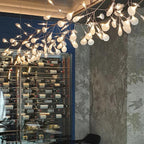 Firefly Sputnik Chandelier – Crossbar Pendant Light with Candle-Style LEDs
