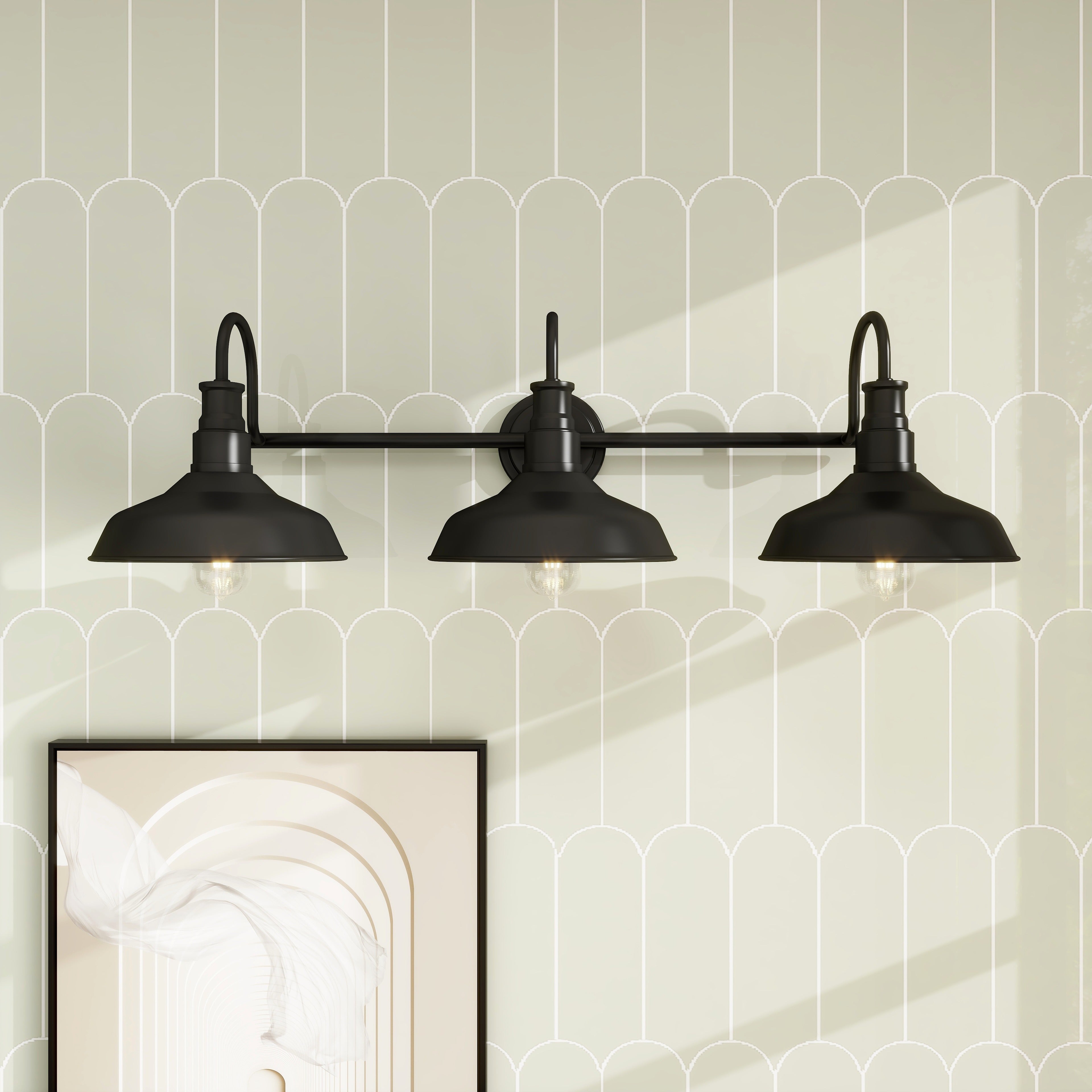 Ciro 3-Light Dimmable Vanity Light 31.13 Inch for Bathroom