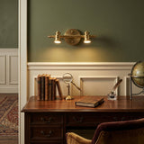 Halophane wall lamp