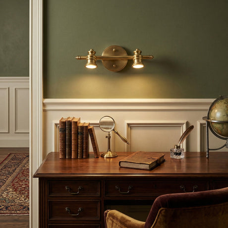 Halophane wall lamp