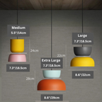 Colorful Macaron Pendant Light with Adjustable LED Shades for Vibrant Spaces