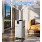 Commercial Series | Cool Mist Humidifier with 30L Capacity | Quiet Operation for Large Rooms up to 4200 sq ft