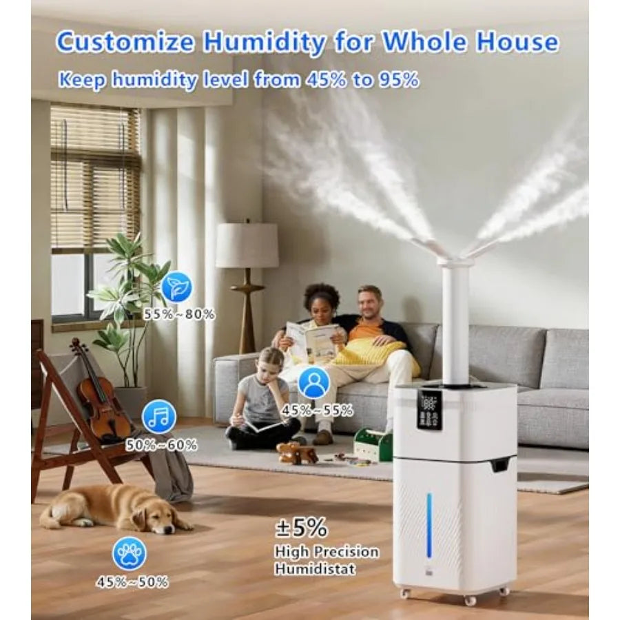 Commercial Series | Cool Mist Humidifier with 30L Capacity | Quiet Operation for Large Rooms up to 4200 sq ft