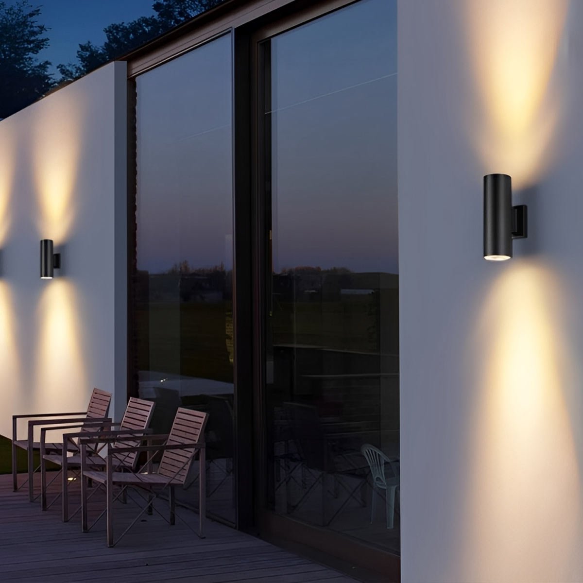 Waterproof Cylinder Up Down LED Outdoor Wall Light
